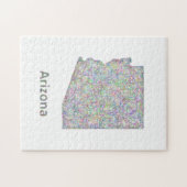 Arizona-kaart Legpuzzel (Horizontaal)