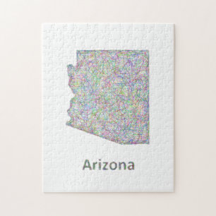 Arizona-kaart Legpuzzel