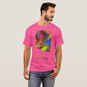 arizona kaart Oversized 1 T-shirt (Voorkant volledig)