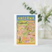  Arizona kaart reizen (Staand voorkant)
