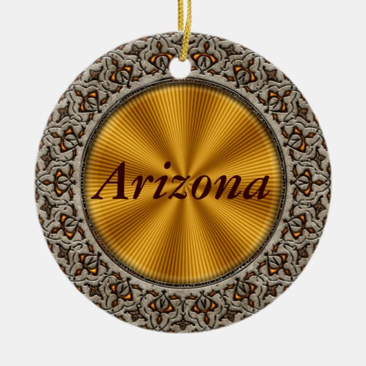 Arizona Keramisch Ornament (Voorkant)