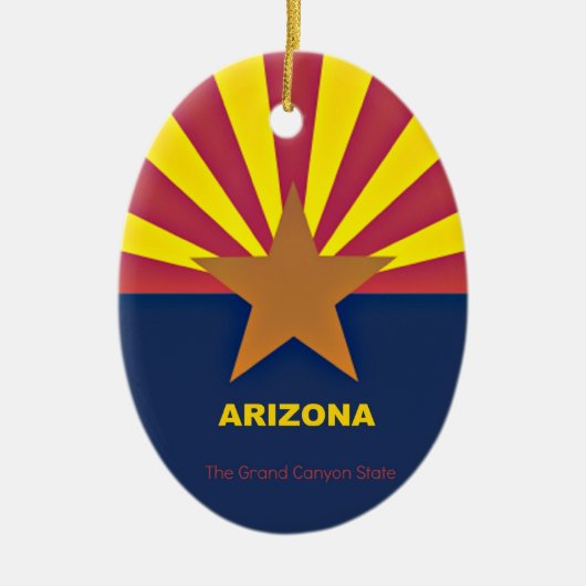 Arizona Keramisch Ornament (Voorkant)