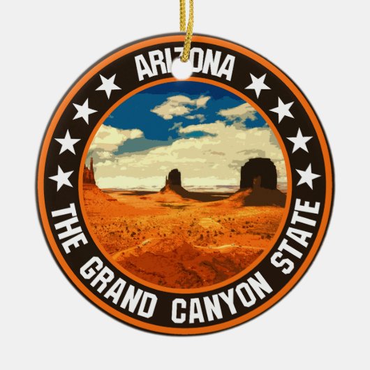Arizona Keramisch Ornament (Voorkant)