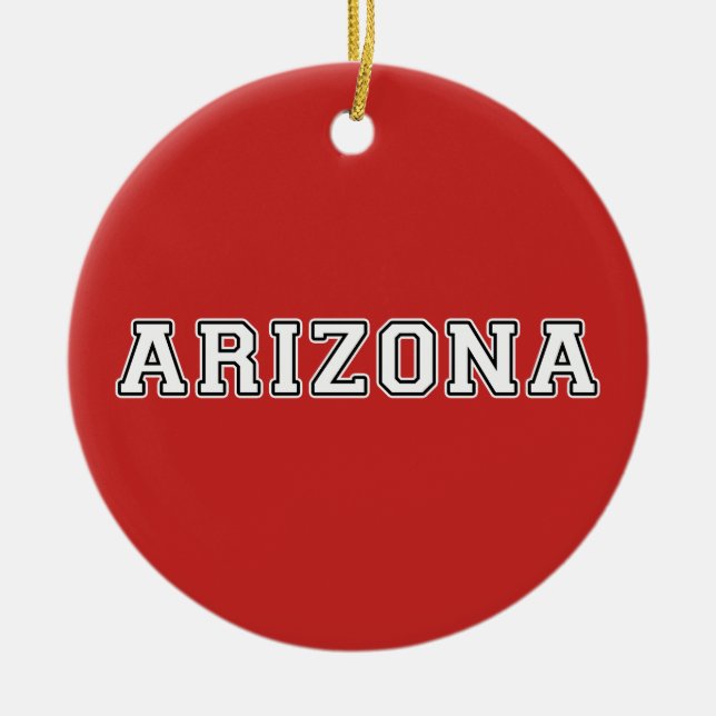Arizona Keramisch Ornament (Voorkant)