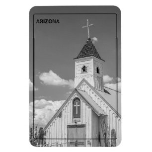Arizona Kerk in Monochroom Magneet