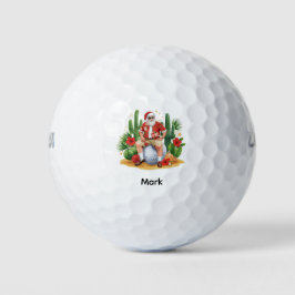 Arizona Kerst CactusKerstman op golfbal Golfballen