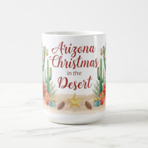 Arizona Kerst In woestijn Koffiemok