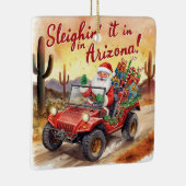 Arizona Kerst thema  Keramisch Ornament (Rechts)