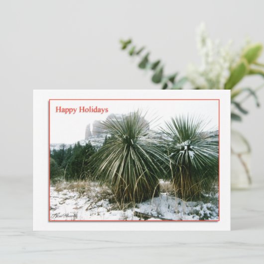 Arizona Kerstmis Feestdagenkaart (Staand voorkant)