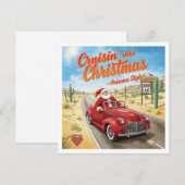 Arizona Kerstmis in woestijn Wenskaart (Voorkant / Achterkant)