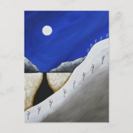 Arizona-kerstwoestijn Southwest Cactus Feestdagenkaart