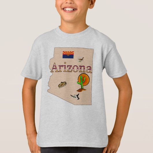 Arizona Kinder T-Shirt (Voorkant)