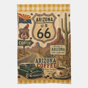 Arizona Klassieke Auto Koffie Americana Theedoek
