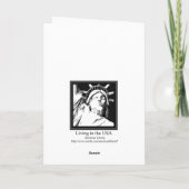 Arizona Kokopelli Sunset Wenskaart Kaart (Achterkant)