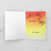 Arizona Kokopelli Sunset Wenskaart Kaart (Binnen)