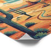 Arizona Kunst Reisposter Amerika Print Huisdecorat (Hoek)