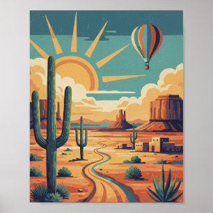 Arizona Kunst Reisposter Amerika Print Huisdecorat