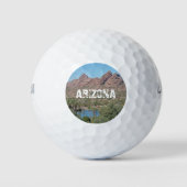 Arizona Landscape Foto Phoenix City Park woestijn Golfballen (Voorkant)