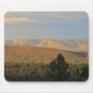 Arizona Landscape Foto Pine Trees and Mountains Muismat