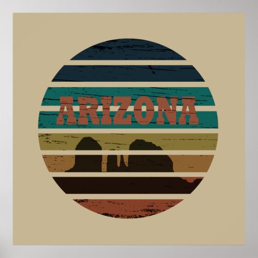 arizona  landschap poster (Voorkant)