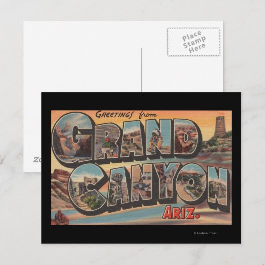 Arizona - Large Letter ScenesArizona Briefkaart (Voorkant / Achterkant)