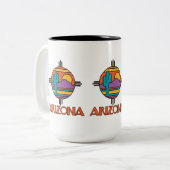 Arizona Mandella Tweekleurige Koffiemok (Voorkant links)