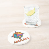 Arizona Mandella Zandsteen Onderzetter (Zijkant)