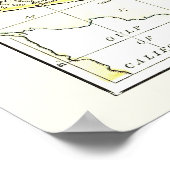 Arizona Map 1891 Towns Rail and Reservations Poster (Hoek)