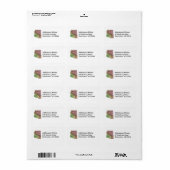 Arizona Map Address Label (Full Sheet)