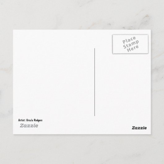 Arizona Map Art Briefkaart (Achterkant)