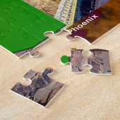 Arizona Map en Afbeelding Text Legpuzzel (Zijkant)