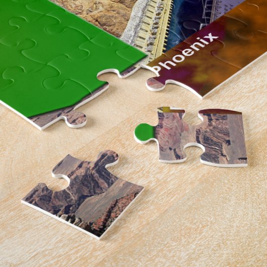 Arizona Map en Afbeelding Text Legpuzzel (Zijkant)