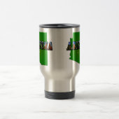 Arizona Map en Afbeelding Text Reisbeker (Center)