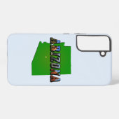 Arizona Map en Afbeelding Text Samsung Galaxy Hoesje (Achterkant horizontaal)