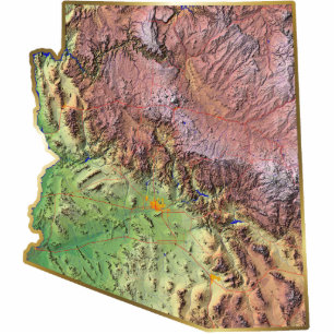 Arizona Map Magnet Fotobeeldje Magneet