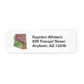 Arizona Map Return Label (Voorkant)