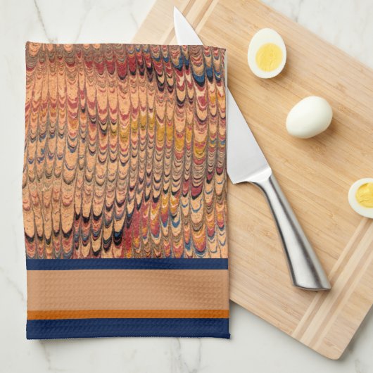 Arizona Marbled (Monogram gastenhanddoek) Theedoek (Quarter Fold)