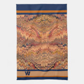 Arizona Marbled (Monogram gastenhanddoek) Theedoek (Verticaal)