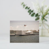 Arizona Memorial Pearl Harbour Briefkaart (Staand voorkant)