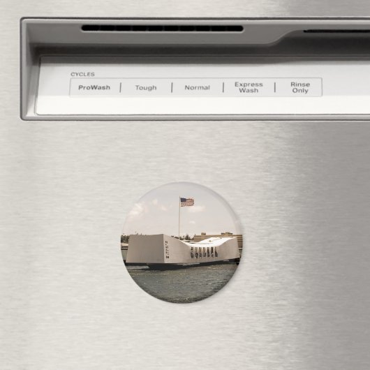 Arizona Memorial Pearl Harbour Magneet (Insitu (Vaatwasser))