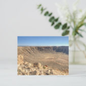 Arizona Meteor Crater Briefkaart (Staand voorkant)