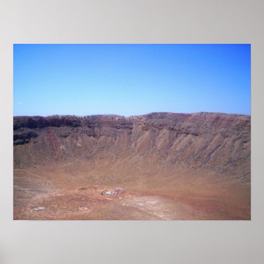 Arizona Meteor Crater print (Voorkant)