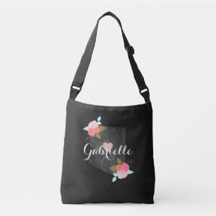 Arizona Monogram State Waterverf Floral & Heart Crossbody Tas