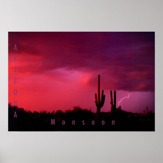 Arizona Monsoon Poster (Voorkant)