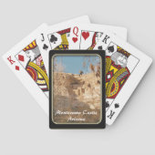 Arizona Montezuma Castle speelkaarten (Achterkant)