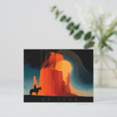 Arizona, Monument Valley, minimalistische stijl Briefkaart (Staand voorkant)