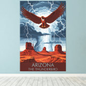 Arizona Monument Valley WPA Canvas Afdruk (Insitu (Houten vloer))