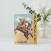 Arizona, mooie Mexicaanse paardenvrouw Briefkaart (Staand voorkant)