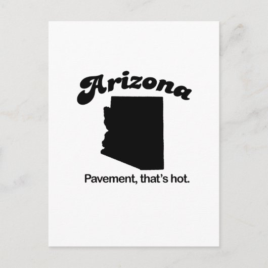 Arizona Motto - Verharding die heet is Briefkaart (Voorkant)