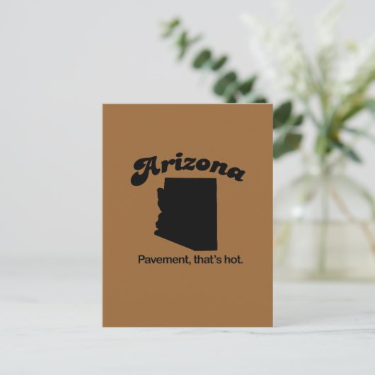 Arizona Motto - Verharding die heet is Briefkaart (Staand voorkant)